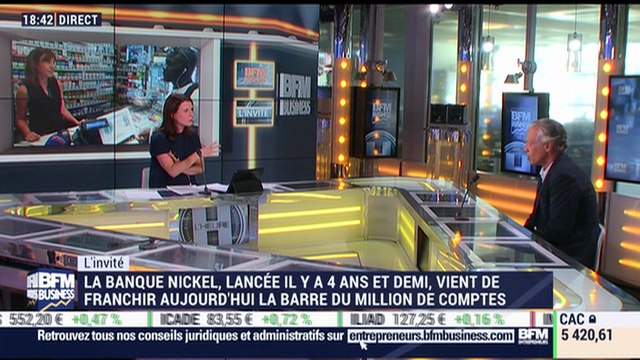 Hugues Le Bret: Racheté par BNP Paribas en 2017, Nickel vise 2 millions de clients d'ici à 2020 - 22/08