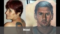 Tatuagens em homenagem a jogadores e técnicos de futebol