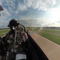 من داخل مقصورة الـ F16