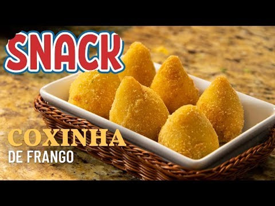 A Melhor Massa de Coxinha da Vida!  Como fazer Coxinha de Frango - SNACK!