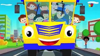 ruedas de los autobuses | niños rima y la canción del bebé | preescolar de video | Wheels