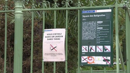 Parigi testa il divieto di fumo nei giardini pubblici