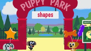 Learn shapes for children | Puppy Park #3 | Toddler Fun Learning