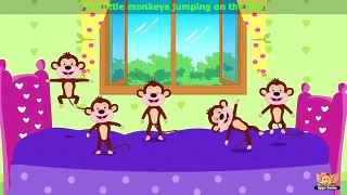 Five Little Monkeys Nursery Rhyme with Karaoke