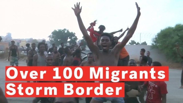 Over 100 Migrants Storm Border Of Spanish Enclave