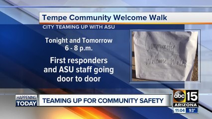 Tempe, ASU teaming up to welcome students