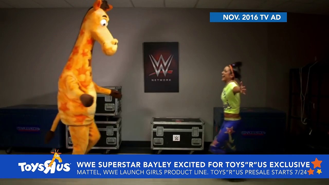 WWE Superstar Bayley Excited for Toys R Us, Mattel Exclusive New Girls Product Line