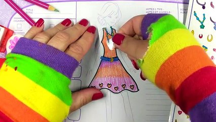 Coloring Heart Dress for Kids to Learn to Draw Color and Paint BirthdayCandyLand