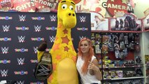 WWE Superstar Becky Lynch Meets Hundreds of Fans at Toys R Us in Brooklyn