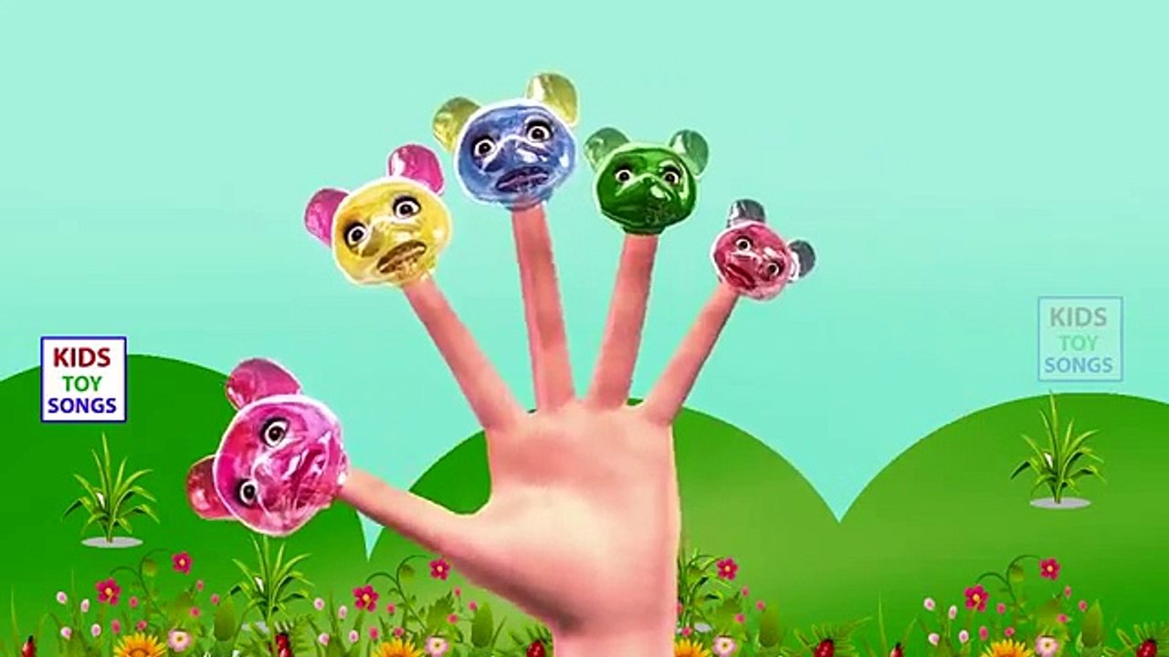 Finger Family Gummy Bear Cartoon 3D Animation Nursery Rhymes | Jelly Gummy Bear Finger Fam