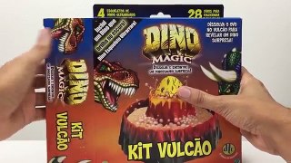 Dino Magic Kit Vulcão Ovo de Dinossauro Ultra Raro