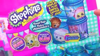 Shopkins Food Fair Candy Jar Blind Bag Box Unboxing Season 1 , 2 , 3 Exclusive Colors Vide