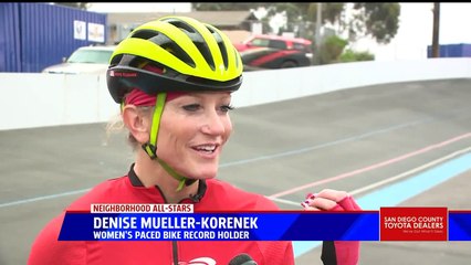 Download Video: California Woman Aims to Break 167 MPH Paced Bike Record