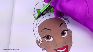 Princess and the Frog Tiana Coloring Page! Fun Speed Coloring Activity for Kids Toddlers C