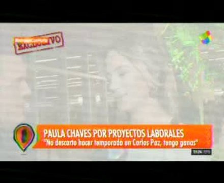 Paula nota en Intrusos - 22 de Agosto