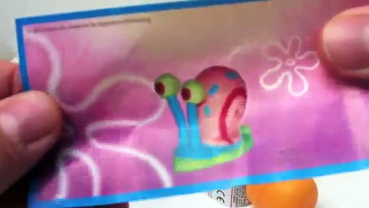 Surprise Chocolate Eggs Unboxing Spongebob gift toy
