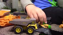 Construction Toys for Kids Small Trucks in Dirt Playing Digging