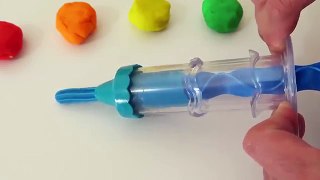 DIY Play Doh Spiral Rainbow Swirl Ice Cream