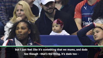 Emotional Williams discusses difficulties of parenthood