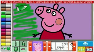 Peppa Pig Christmas Tree Nick Jr. Coloring Book Game Peppa Pig English Episode Full Game