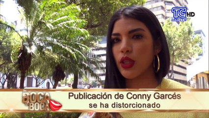 Conny Garcés habla sobre publicación que realizó a favor de JC Palma