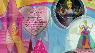 Play Doh Disney Prettiest Princess Castle Cinderella Aurora Belle Girl Barbie Games Toys P