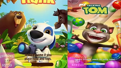 My Talking Hank Level 1 VS My Talking Tom Level 1