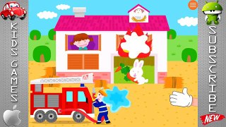 Build Police Car, Fire Trucks for Children | Car Fory For Kids Learning Videos For Todd