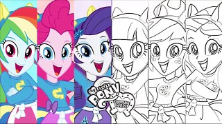 My Little Pony Coloring Page MLP Equestria Girls Coloring Book Part 3