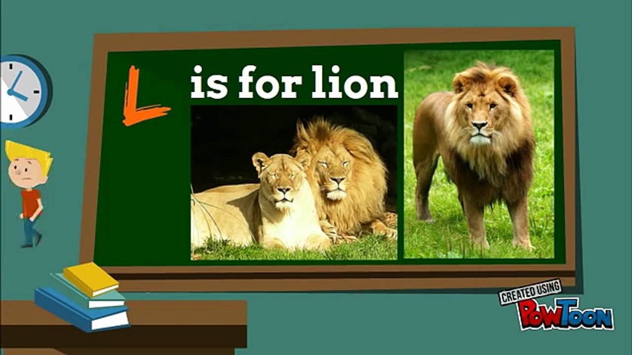 kids LEARN animal alphabet PHONICS ABC PRESCHOOL educational video