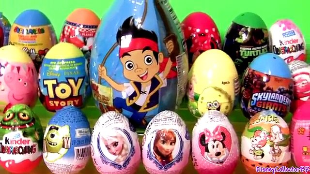 Giant Surprise Eggs with Kinder Play Doh Toys