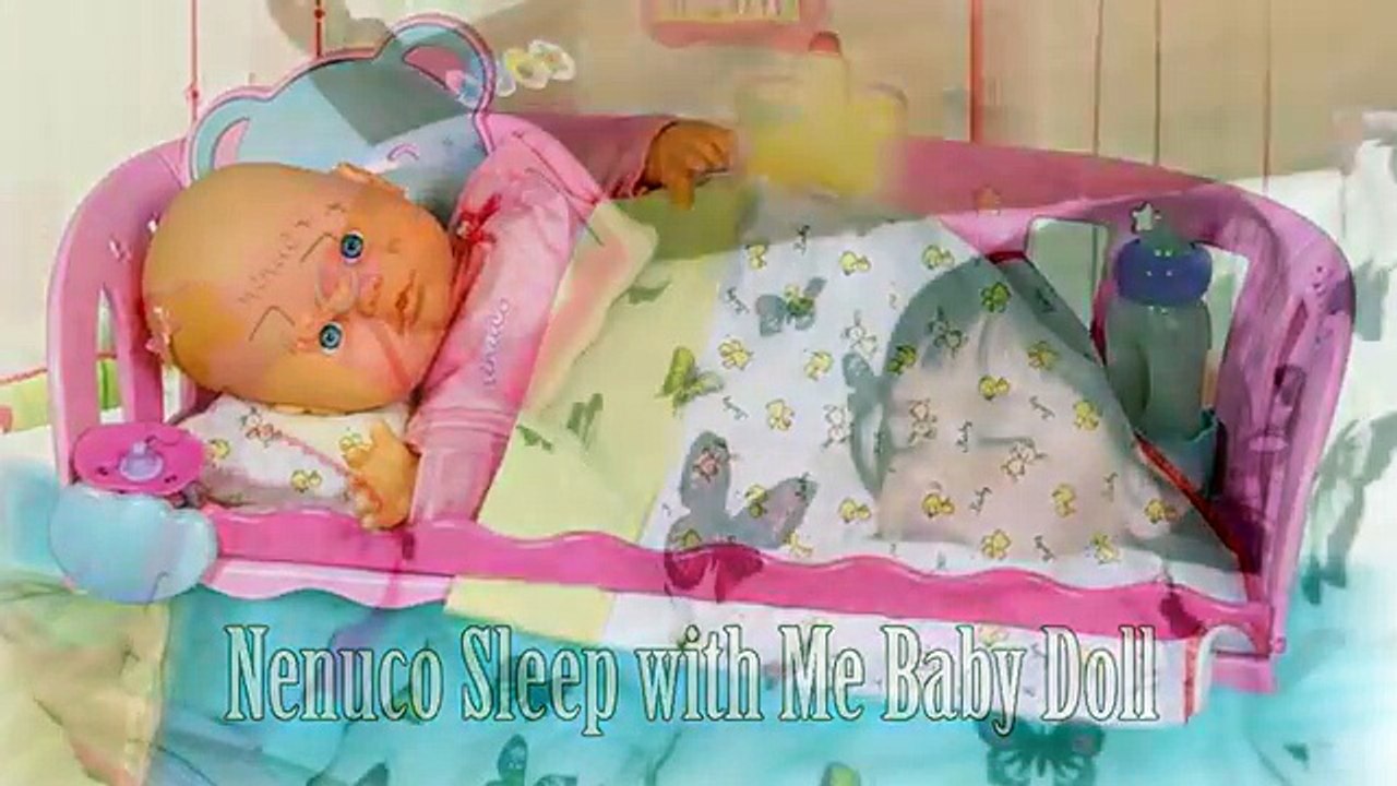 Nenuco Sleep With me Baby Doll and Cradle with Lullaby how to Sleep Baby Doll Cradle Toy V