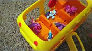 MLP | My Little Pony School Bus Ride | Princess Cadance | Shining Armor | Toy Video