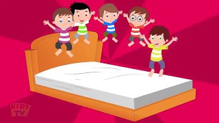 Five Little Monkeys Jumping On The Bed | Kids Tv Nursery Rhymes | Baby Songs | New Kids So