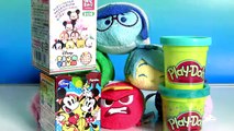 Disney Tsum Tsum Inside Out Furuta Surprise Eggs Sadness Fear Joy Anger Play Doh Toys ディズニ
