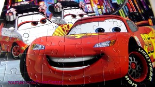 Disney Pixar Cars Puzzle and Surprise Eggs Unboxing CARS Lightning McQueen toys