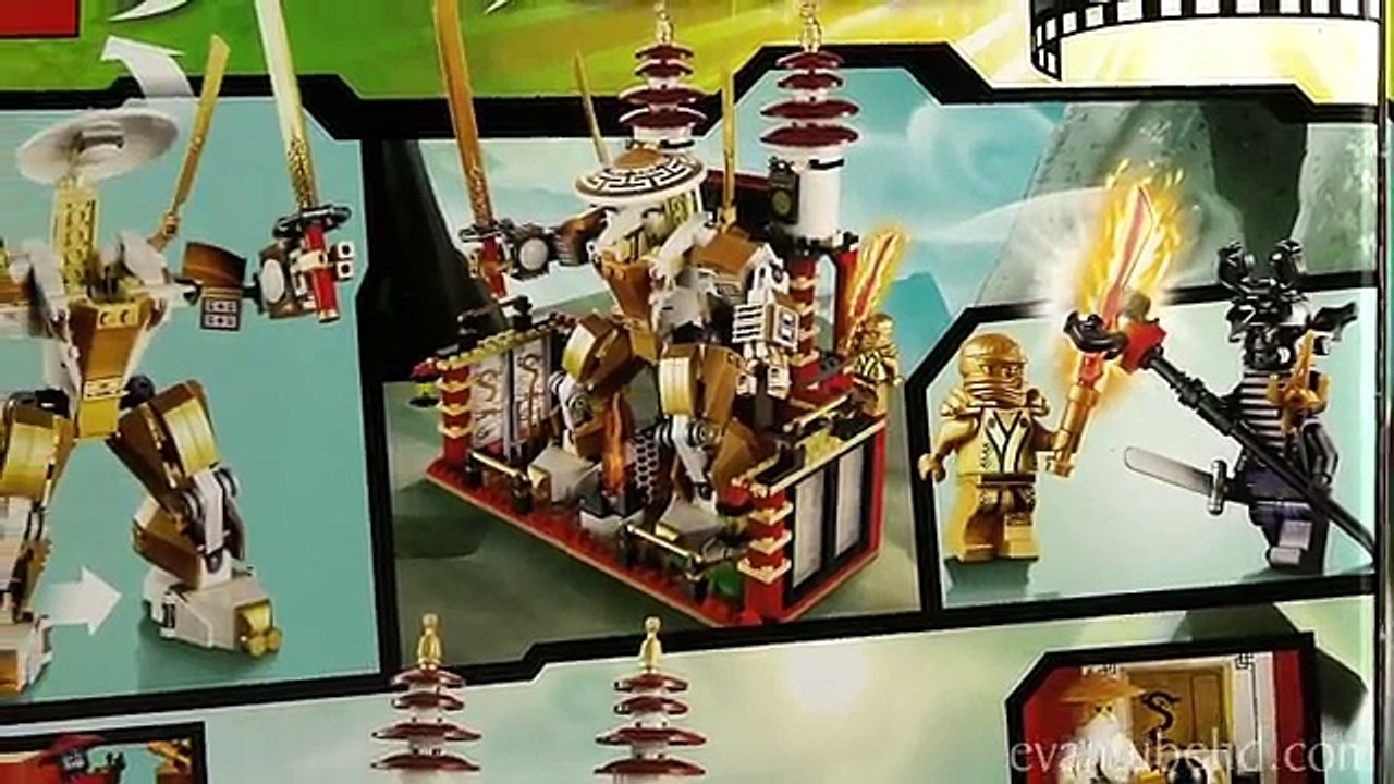 TEMPLE OF LIGHT LEGO NINJAGO Set 70505 Time lapse Build, Unboxing & Review GOLDEN NINJA PO