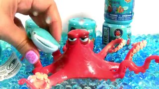 Mashems Toys Disney Finding Dory Fashems Squishy Toys ~ Hank Swimming Underwater in Orbeez