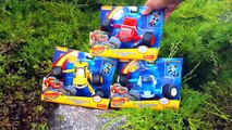 Blaze & Moster Trucks. Monter Truck Toys. Meeting Lightning McQueen. Review of kids toys