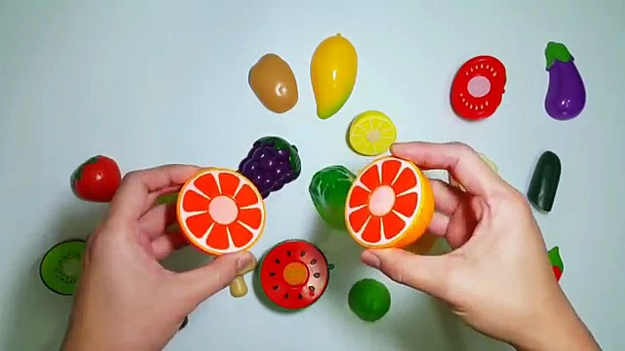 Learn names of fruits and vegetables by a simple matching game for kids|果物と野菜|