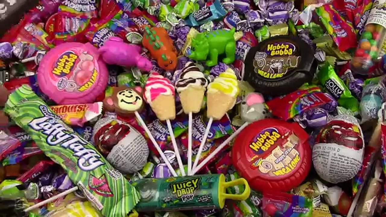 New Lollipops Learn Colors with A lot of Candy
