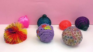 Huge anti stress ball collection! Goo, Orbeez, Slime, Mesh Ball, Zombie