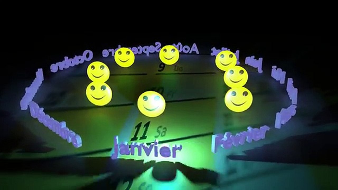 ♫ FRENCH Months of the Year Song (Remix) ♫ Les Mois de lAnnée ♫ Los Meses del Año en Fran