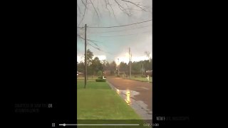 Watch tornado touch down in New Hope, Mississippi