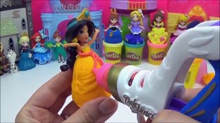 Disney Princess Little Kingdom Playdoh Dresses!