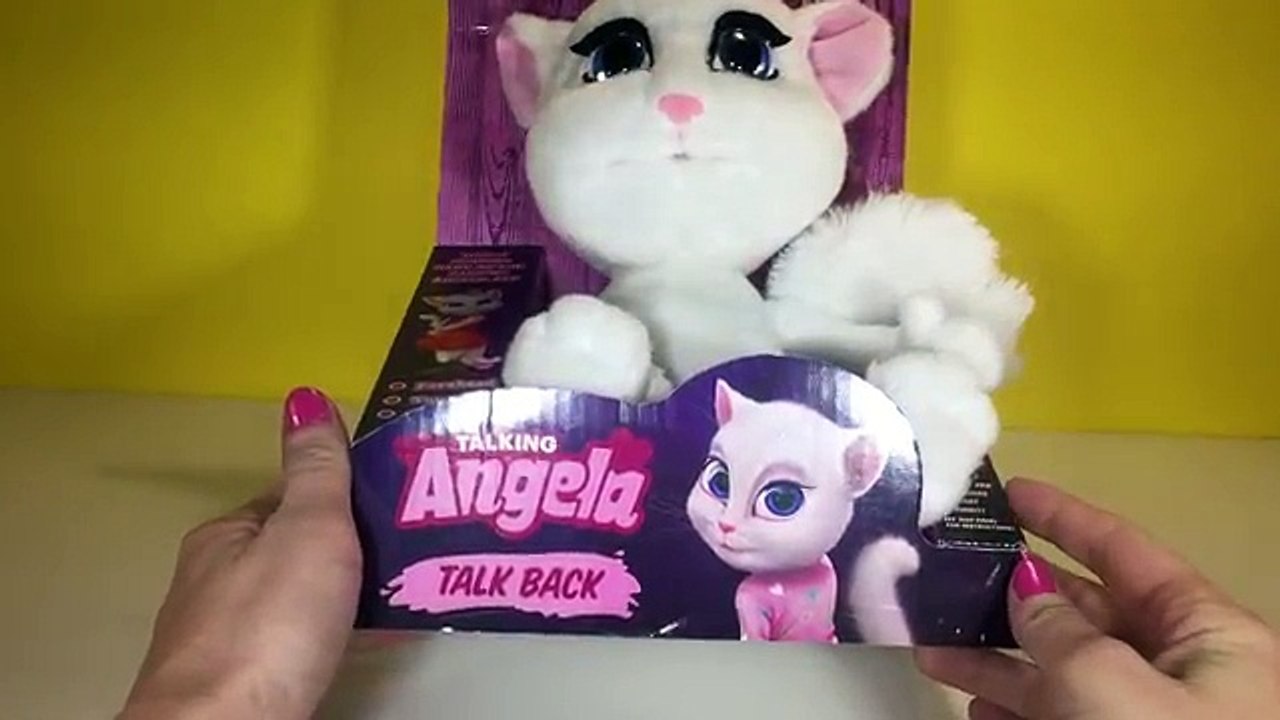 Talking Angela Talk Back Stuffed Animal Plushie Chat Doll video