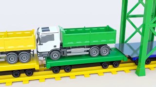 Thomas Train and Dump Truck Toys Colors for Kids Toddlers | Learning Educational Video