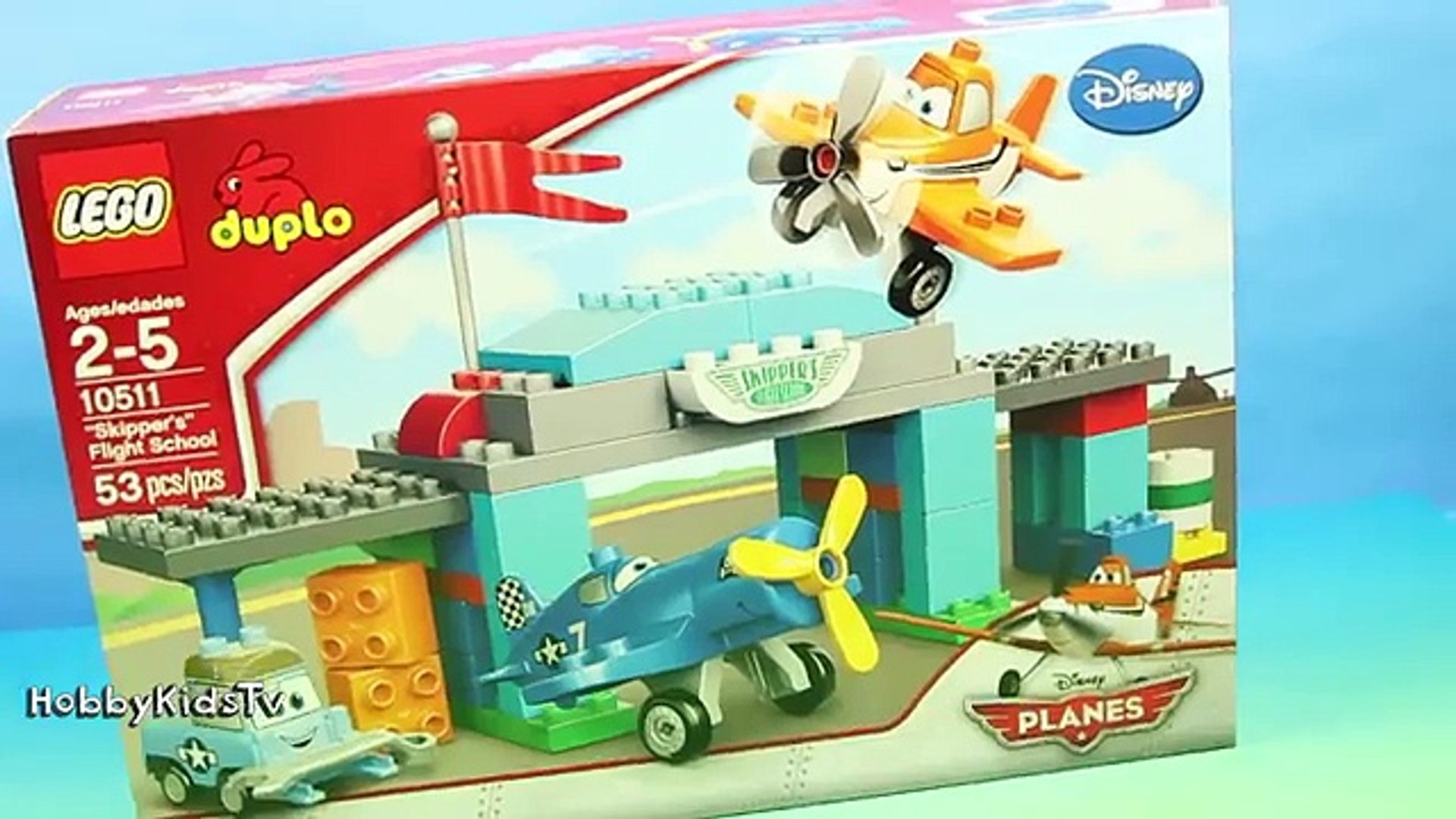 LEGO Disney Planes: Skipper Flight School with Dusty HobbyKidsTV - video  Dailymotion