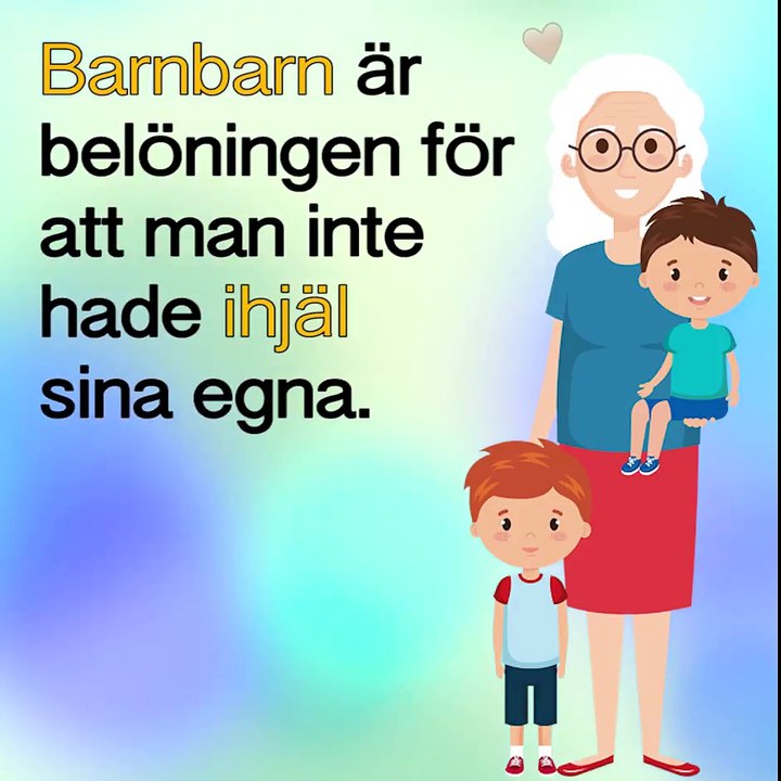 Dela om du tycker att barnbarn är livets efterrätt ❤️