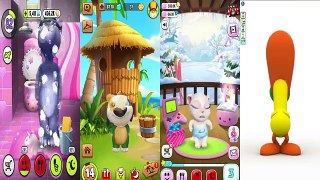 Talking Pato, My Talking Tom, My Talking Angela and My Talking Hank new Gameplay